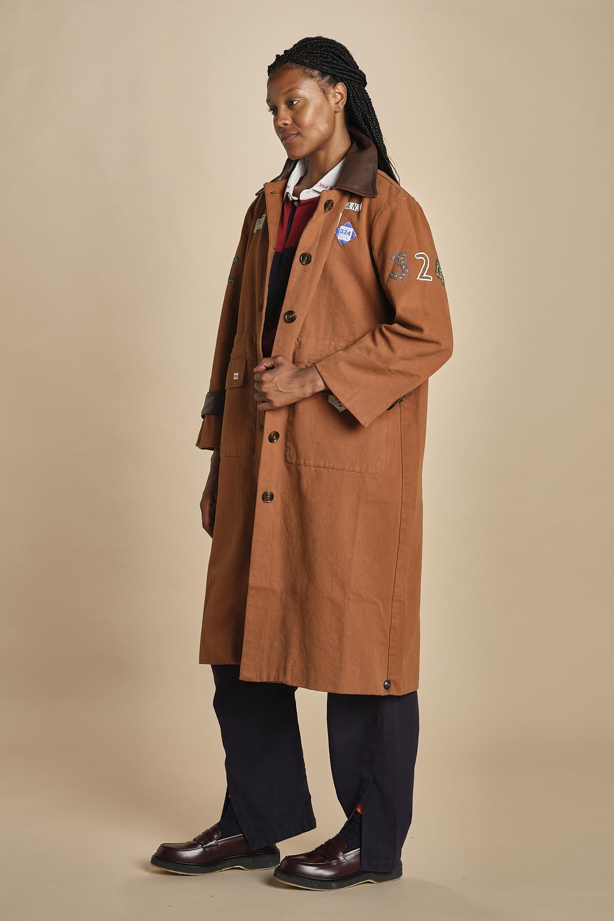 cappotto lungo CAROLYN 039 CAMEL sea ny 
