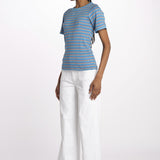 T-shirt costine righine MAGIC DOMES NAVY howlin' 