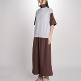 gillet over MISTLE LIGHT GREY sofie d'hoore 