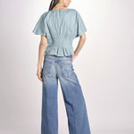 top con punto smoke VIOLET 109 BLUE sea ny 