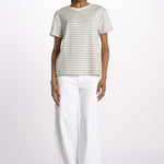 T-shirt girocollo spugna righe SKY DREAMERS BIANCO howlin' 