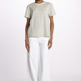 T-shirt girocollo spugna righe SKY DREAMERS BIANCO howlin' 