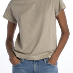 T-shirt girocollo m/c basic WSCT20 GREIGE merz b 