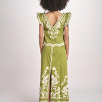 top con stampa a fiori VITTORE CALLA GREEN scarlett poppies 