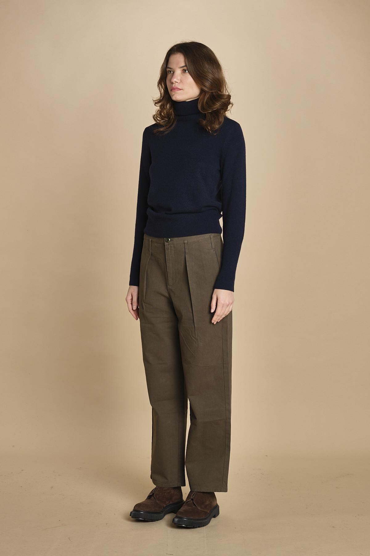 pantalone militare. B098966 DUSTY MOSS the GREAT 
