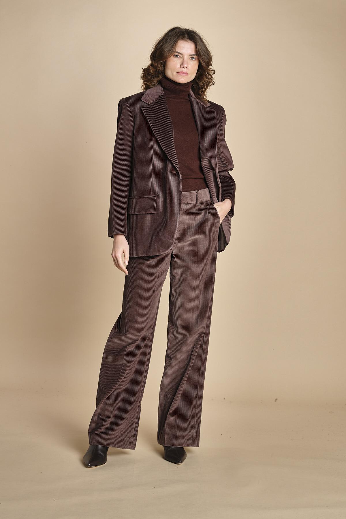 pantalone diritto in velluto rocciatore TANIA 2525136092600 015 weekend maxmara 