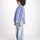 camicia righine over VT6406 LILAC zen ethic 