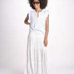 camicia con ricamo HEITABLATU BLANC laraethnics 