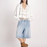 bermuda over in denim SISSI OPENBLUE 3183 true avenue 