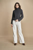pantalone a zampa con taschine