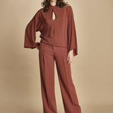 top in seta incrociato 31103-304 COCCIO 57 federica tosi 