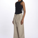 Pantalone over con pences PASADENA SAND sofie d'hoore 