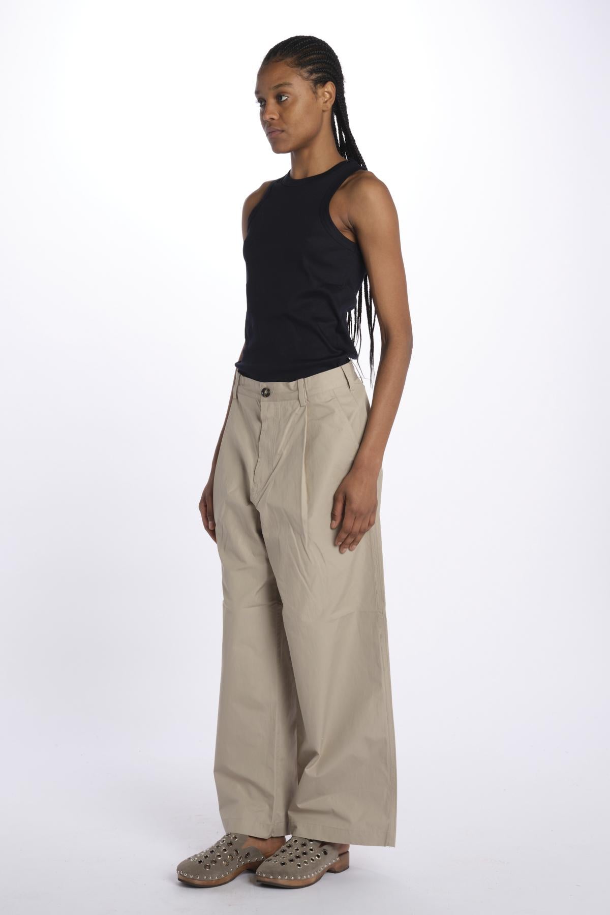 Pantalone over con pences PASADENA SAND sofie d'hoore 