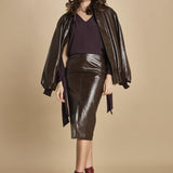 camicia in seta con maniche aperte 31102-304 MELANZANA 18 federica tosi 