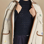 maglia girocollo jaquard RUBY 118 NAVY sea ny 