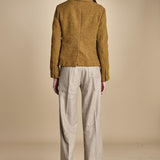 PENSIL pantalone con elastico in punto milano PENSIL BEIGE true avenue 