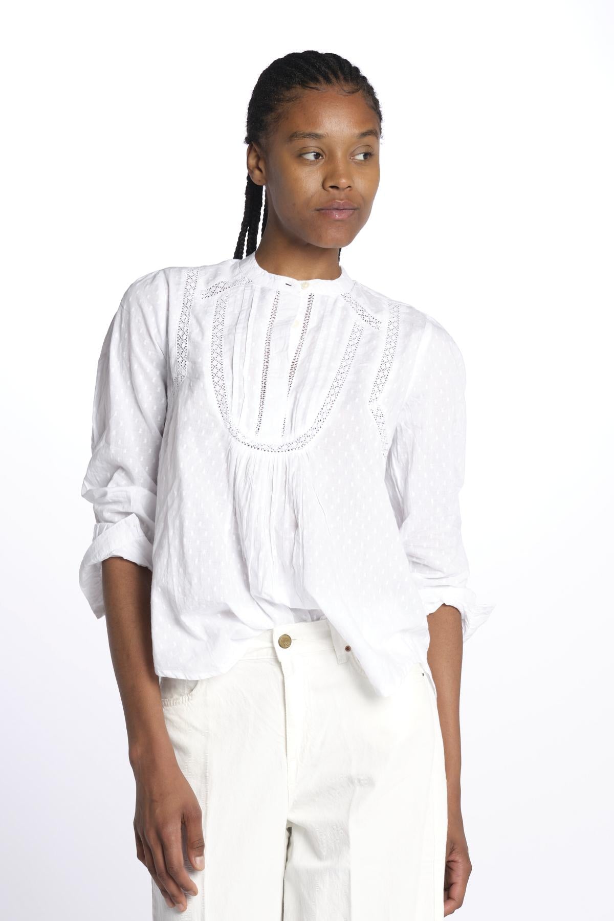 Camicia ADLEY con ajures 641402 WHITE m.a.b.e. 