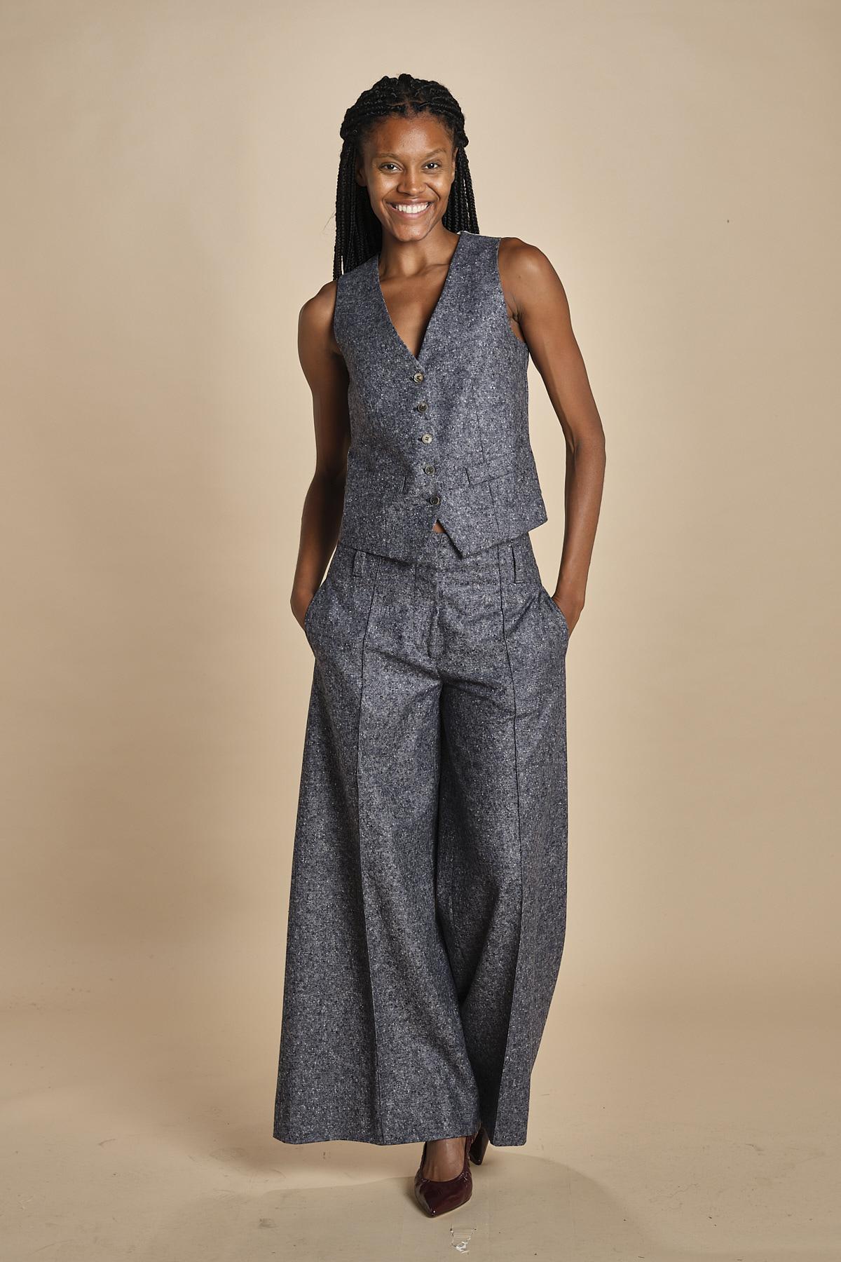 gilet occhio di pernice BETTY 33099932 15 quelledue 