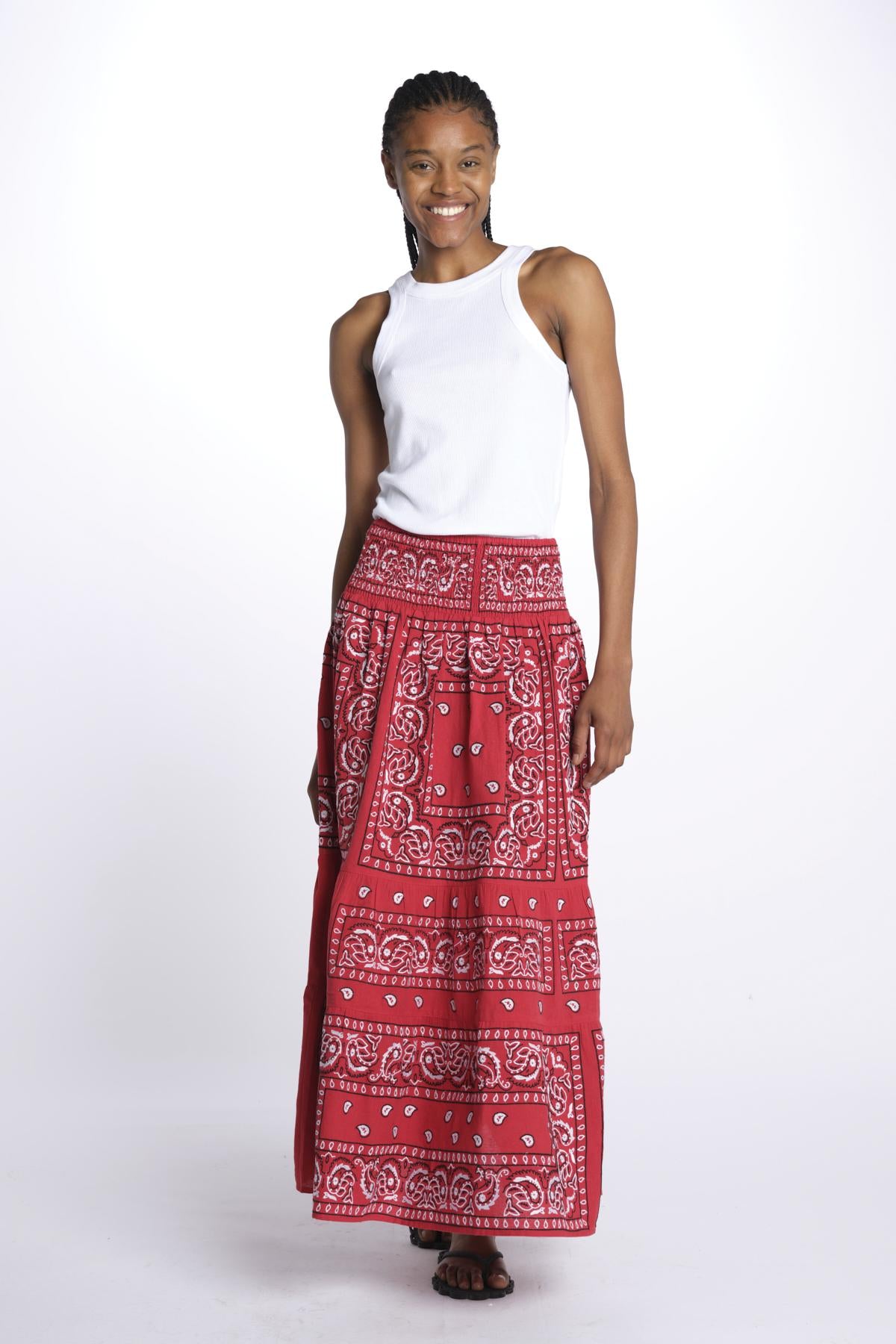 BANDANA SKIRT BANDANA SKIRT RED orsina 