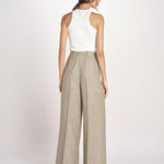 pantalone con due pinces MONIQUE 689 503 26 MORO quelledue 