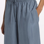 PALAZZO pantaloni in seta  by milaura. BE24252PANT GREY BLU benaras soleil 