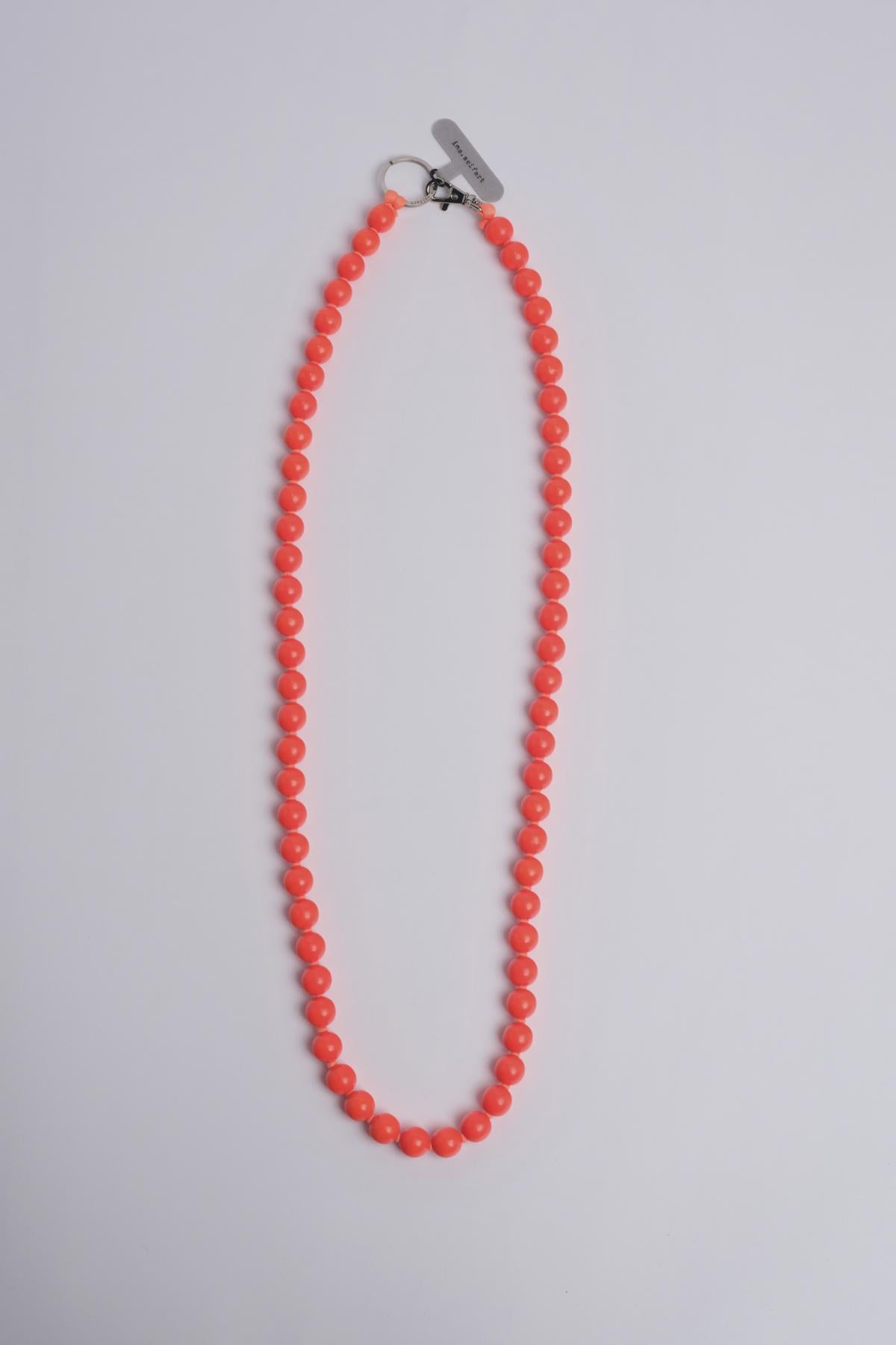 ina.seifart PHONENECKLACE BIGNEONORANGE