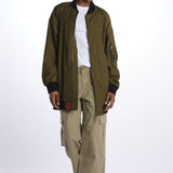 Bomber lungo unnsex MA204 KHAKI bombers original 