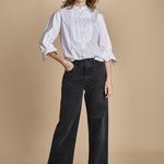 camicia con plastron GRANDETANTE WHIRE laurence bras 