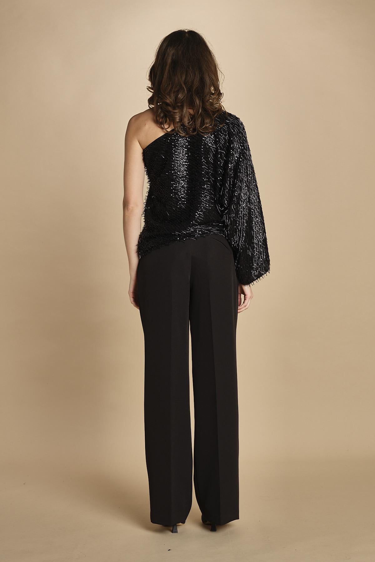 top monospalla perline 31104-309 NERO 29 federica tosi 