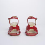 Sandali con tacco basso 9492 ROSSO milaura 