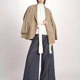 pantalone largo con nervature ORIANA 540 356 606 quelledue 