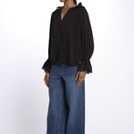 Blousa m/l ricami belli DELIO NOIR999 vanessa bruno 