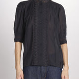 Camicia con ricami ARSENENO 2HVA27-V09783 NOIR vanessa bruno 