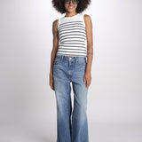 top a righe GAIA 6EVB01-V13745 ECRU vanessa bruno 