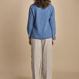 camicia denim NTEX-00403 D390 fortela 