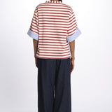 T-shirt righe JEJIA T-SHIRT REDROYAL jejia 