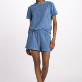 Shorts spugna righine SAFE SHORTS AZZURRO howlin' 