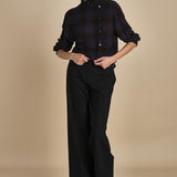 camicia a quadri con rouches G0743081 Q291 n21 