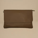 pochette in pelle con tracolla MINI SALLY BS0410 05BEIGE SCURO borse 