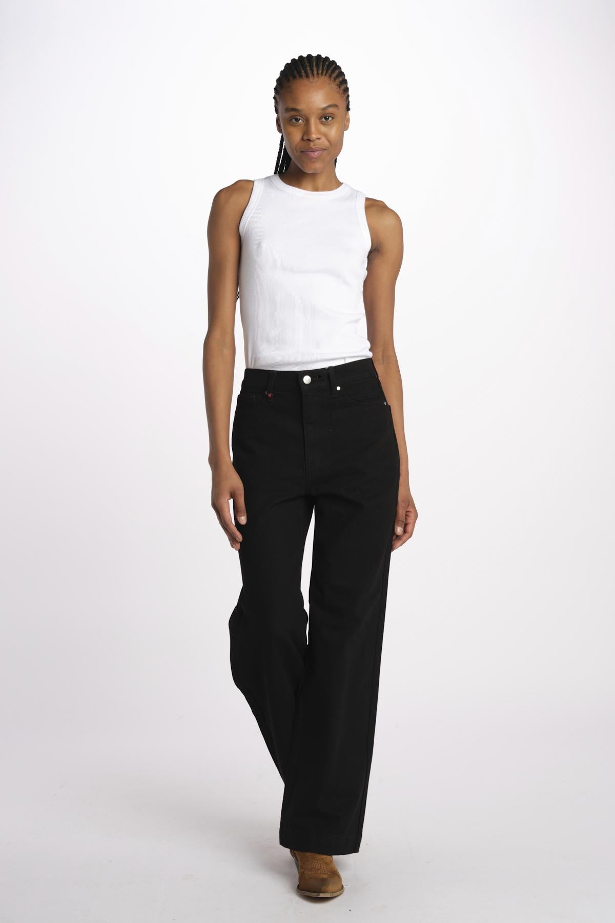 FLEURE denim flare fl 99 wf by fam. FLEURE BLACK fam 