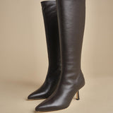 stivale alto liscio PETRA CALF F870SSN CHC studio AMELIA 