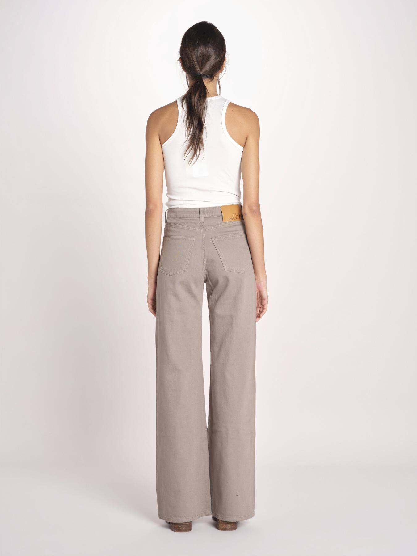 pantalone diritto CLARA COMFORTBULL DOVEGREY true avenue 