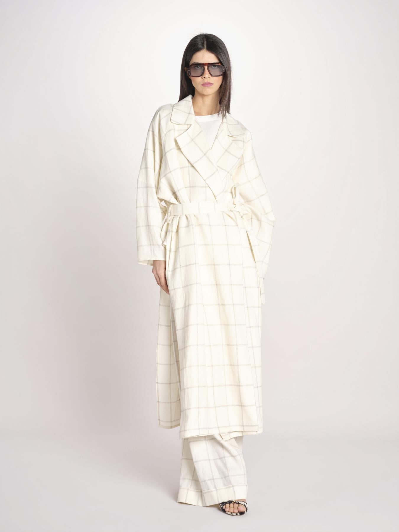 spolverino a quadri U3250A IVORY dusan 