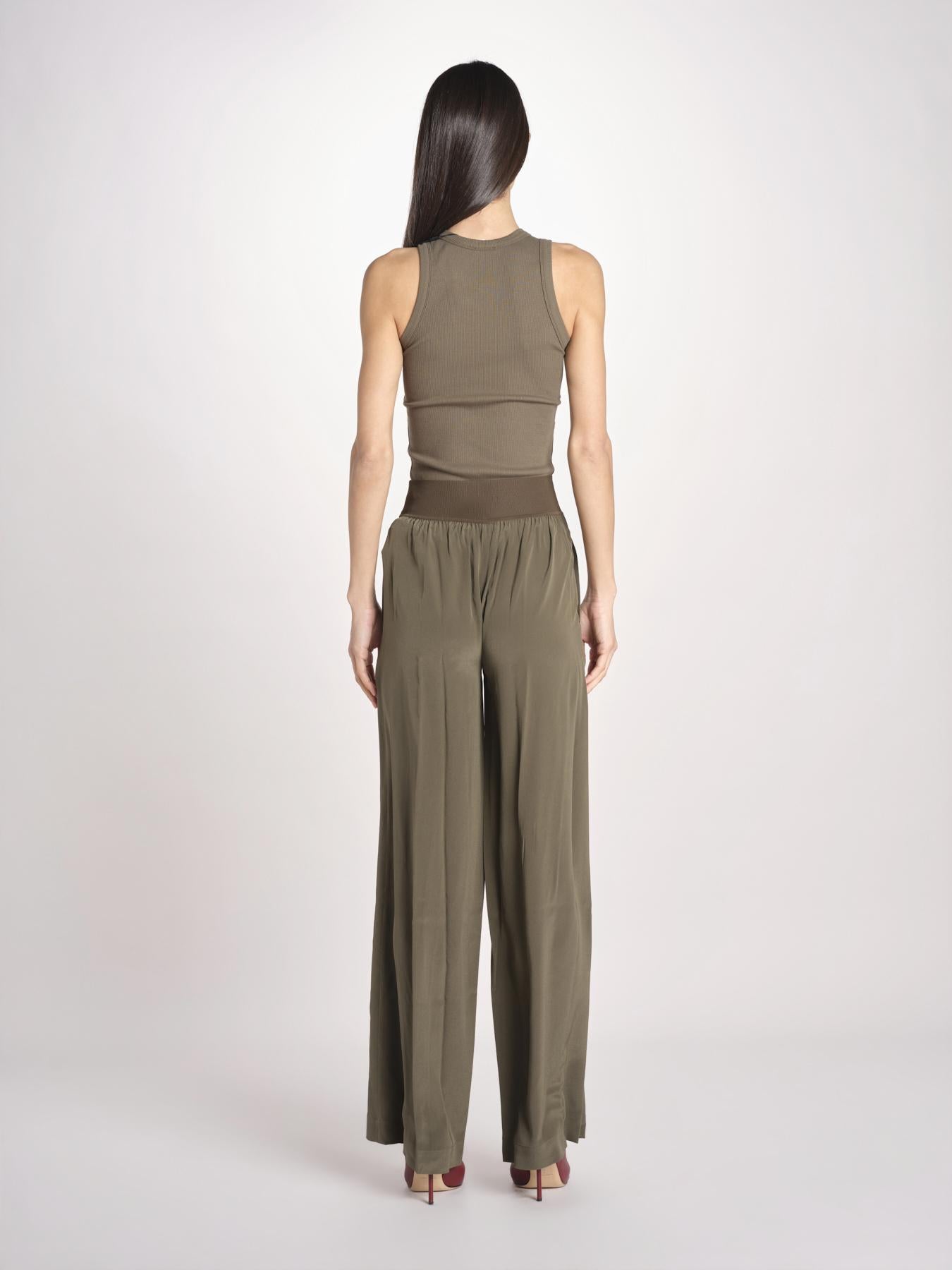 pantalone in seta JF009661 PALM LEAF 2308 joseph 