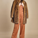 tuta in raso con zip CARMY PRALINE ba&sh 