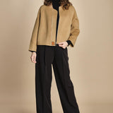 bomber in panno double BWELFRETF5 CAMEL bombers original 