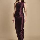 maxidress in taffetà KIRA AMETHYST solace 