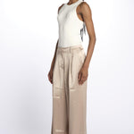 Pantalone SARAH pinces 12248018 CHAMPAGNE malina 