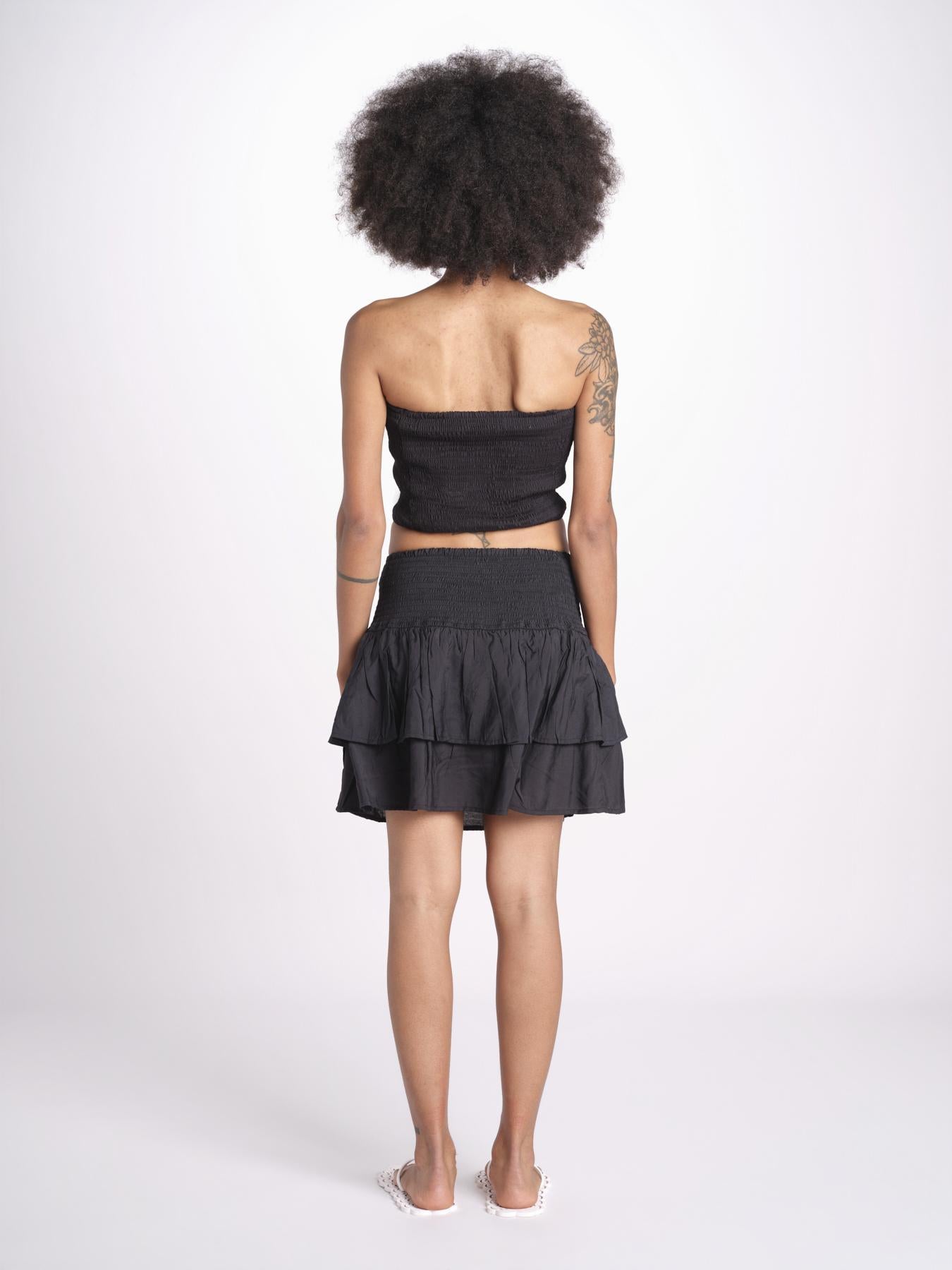 top fascia elastico MANDIBLATU NOIR laraethnics 