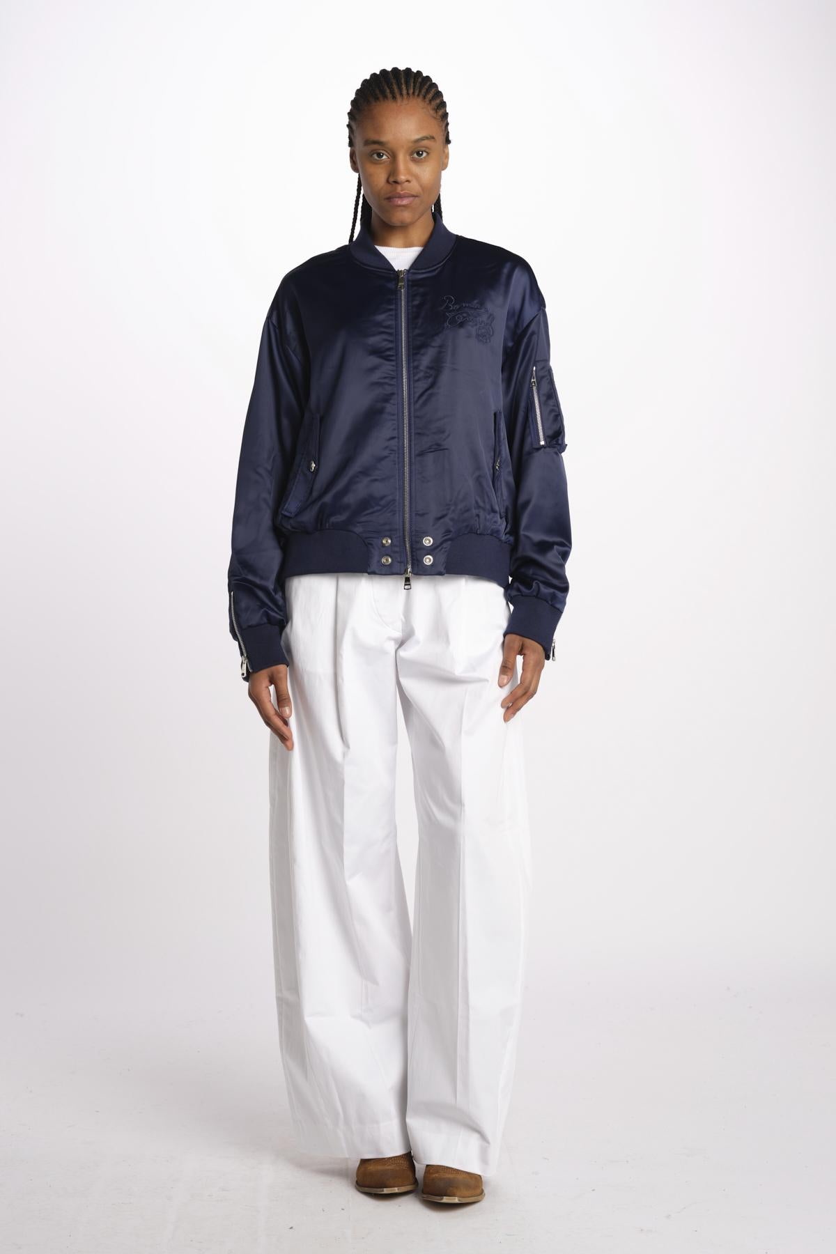 Bomber raso donna DAILY NAVY bombers original 